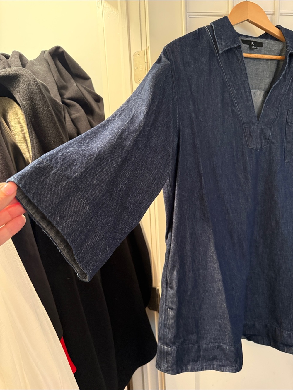 Banana Republic Indigo Denim Dress XL - Picture 2 of 8